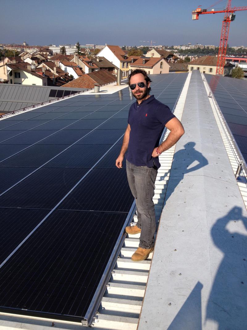 Dank der PV-Anlage wird der CO2-Ausstoss um rund 12.2t pro Jahr reduziert.