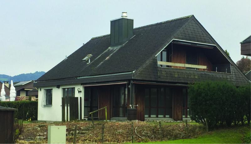 Das Einfamilienhaus verschlang vor der Sanierung rund 44’400 kWh/a.